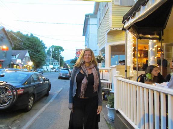 Chegando à Bar Harbour, no Acadia National Park, no Maine, nos Estados Unidos